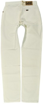 LEE spodnie jeans high slim white OKLAHOMA W26 L31