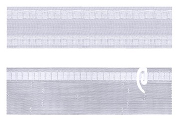 TAŚMA DO SYSTEMU WAVE FM 7CM FIRANKA TAŚMY KARNISZ