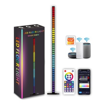 LAMPA LED podłogowa WIFI SMART TUYA PLUG AMBIENT RGBWCCT PILOT INTELIGENTNA