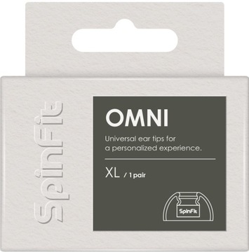 SpinFit OMNI - Profesjonalne nakładki do TWS i IEM - Następca CP360 - XL