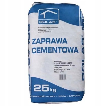 Zaprawa Cementowa Cement M-5 ROLAS 25KG
