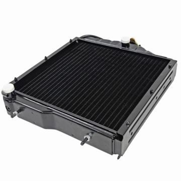 CHŁODNICA C-360 360-3P 4-RZĘDOWA 100% MIEDŹ-BRĄZ + KOREK