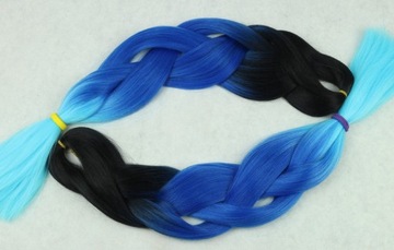 СИНТЕТИЧЕСКИЕ волосы для косичек ЦВЕТНЫЕ косички НАРАЩИВАНИЕ ВОЛОС ОМБРЕ