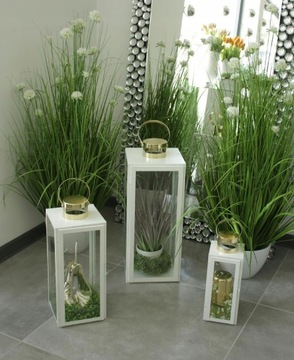 Фонарь фонарь белый серебристый H54 DEcodomi