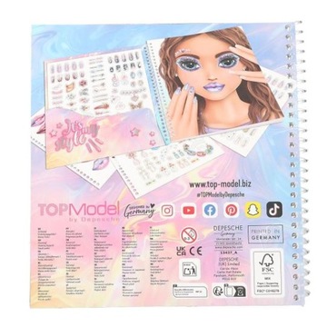 Top Model Grate Me Up Me Stickers лицо 13437