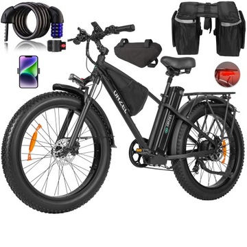 Rowery elektryczne 1500W 28AH 55KM/H 150KM Hamulec olejowy 26*4,0