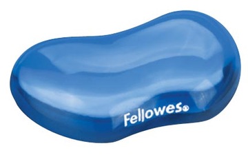 Podkładka pod nadgarstek FELLOWES Crystal niebies.