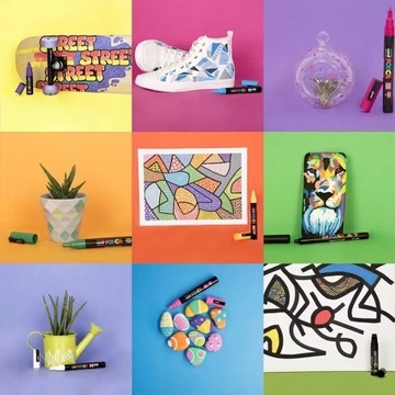 Набор маркеров UNI POSCA PC-5M Набор из 15 шт.