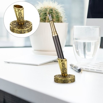 STUDENT BIUROWY, SKOŚNY UCHWYT NA DŁUGOPIS W RETRO