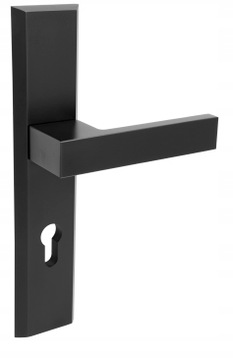 Klamka LOGO CZARNY (F8) 72MM