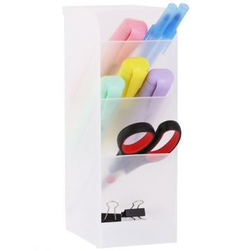 Wielofunkcyjny plastikowy organizer na biurko 7,4x20,3x9cm CB18B