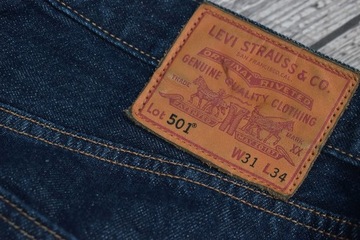 Levi's 501 Męskie Spodnie Jeansowe 31/34