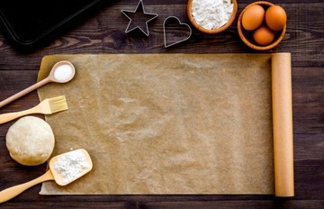 PAPIER DO PIECZENIA BRĄZOWY SILIKONOWANY GRATKA 6M