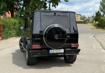 Mercedes Klasa G W463 Off-roader długi Facelifting G 500 388KM 2013 Mercedes-Benz Klasa G G550 V8 niski przebieg bezwypadkowy serwisowany w ASO, zdjęcie 7