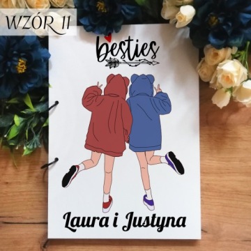 БЕЛЫЙ ФОТОАЛЬБОМ ДЛЯ ПОДАРКА ДРУГЕ СЕСТРЫ