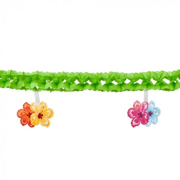 Girlanda Hawajska 4M ALOHA KWIATY HAWAJE ZIELONA