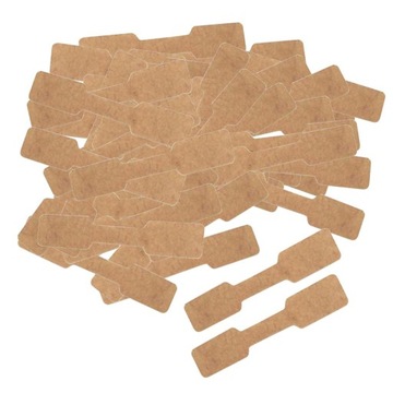 Etykiety jubilerskie Etykiety cenowe Samoprzylepne etykiety cenowe Display D kraft 100szt