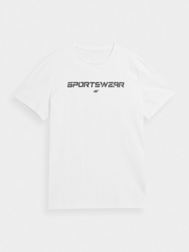 T-SHIRT MĘSKI 4F KOSZULKA SPORTOWA BAWEŁNIANA