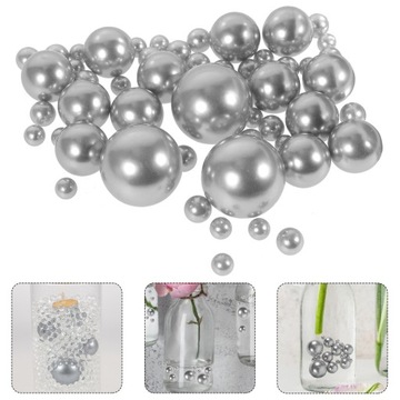 Ваза с жемчугом Круглые блестящие бусины 125 шт.