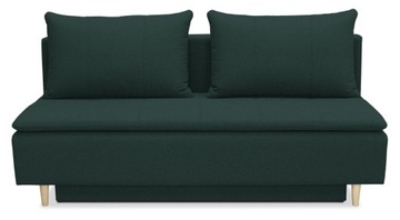 Rozkładana kanapa z funkcją spania i pojemnikiem na pościel sofa KLARA