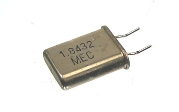 Rezonator kwarcowy 1.8432 MHz DEM - 10 sztuk