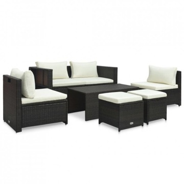 ZESTAW MEBLI OGRODOWYCH RATTANOWYCH RATTAN MEBLE