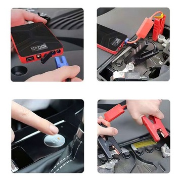 POWER BANK JUMP STARTER ROZRUCH 30000 mAh POWER BOOSTER DO SAMOCHODU