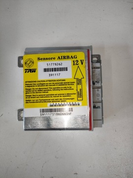 FIAT PANDA II 2 2006r SENSOR UDERZENIA AIRBAG PODUSZEK MODUŁ 51778262 TRW