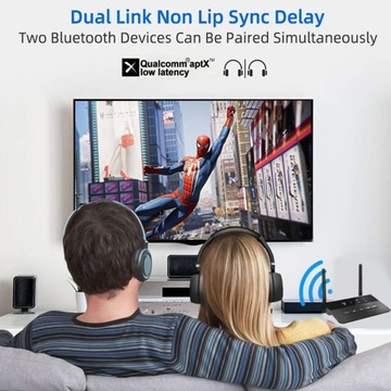 АДАПТЕР VIKEFON BT 5.0 AUX+2RCA Qualcomm aptX LL