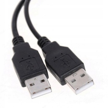 Разъем USB «мама» на 2 «папа», черный