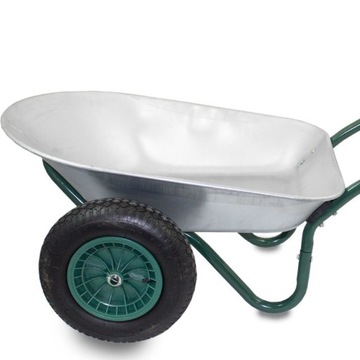 ДВУХКОЛЕСНАЯ ОЦИНКОВАННАЯ САДОВАЯ тачка 150КГ 100Л
