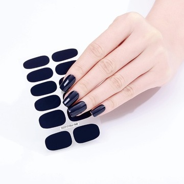 12 листов самоклеящихся наклеек для ногтей с полной оберткой