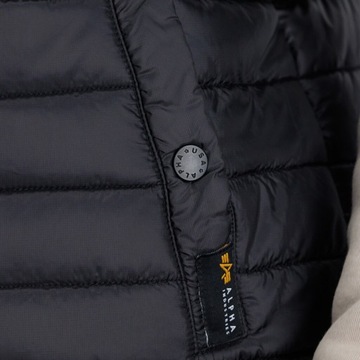 Bezrękawnik Kamizelka pikowana Alpha Industries Puffer Vest ULW Czarna XXL