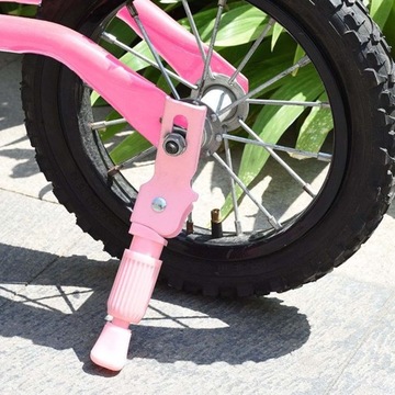 Детская подставка для велосипеда, твердая противоскользящая алюминиевая рама велосипеда, розовая, 14 дюймов