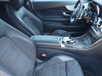 Mercedes Klasa C W205 Coupe 250 211KM 2017 Mercedes C C 250, Serwis ASO, Automat, Skóra, zdjęcie 8