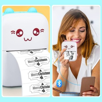 ПОРТАТИВНЫЙ ТЕРМОПРИНТЕР ДЛЯ ФОТОИГРУШЕК + НАБОР 1 РУЛОН XXL