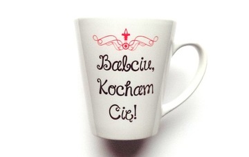 Kubek Latte Dla Babci dzień babci prezent dla babci