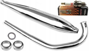 TŁUMIK KOLANKO NAKRĘTKA USZCZELKA ROMET OGAR