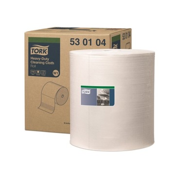 Tork 530104 - Рулон протирочный, прочный, 1 слой, белый, Premium x269 м