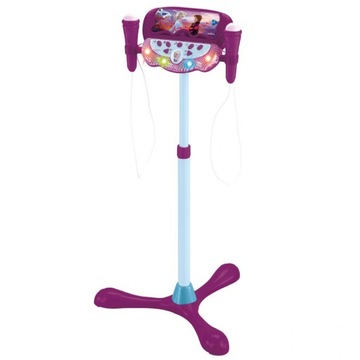 FROZEN Zestaw Karaoke Kraina Lodu LED 2x Mikrofon