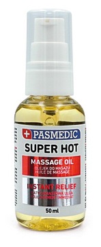 PASMEDIC Olejek do masażu Super Hot 50 ml