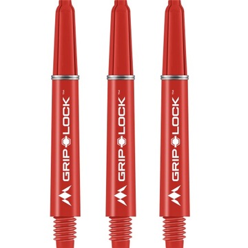 Shafty Mission Darts GripLock Medium Red Czerwone