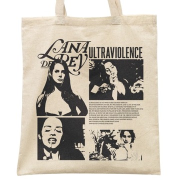 Torba bawełniana na zakupy 42x38 Lana Del Rey Ultraviolence