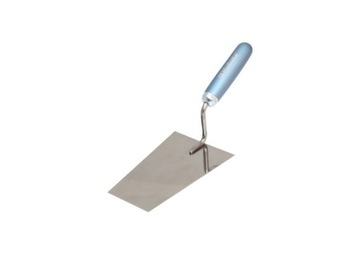 Kielnia trapezowa nierdzewna 120x180x80mm uchwyt drewniany Kubala 0809