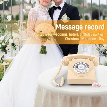 Аудио Гостевая книга Свадебный телефон Классический телефон