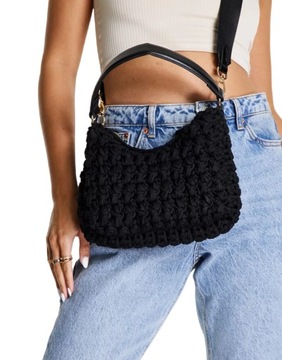 Topshop Torebka szydełkowana crossbody defekt