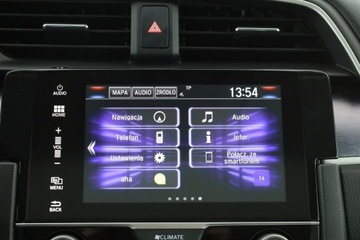 Honda Civic X Sedan 4d 1.5 VTEC Turbo 182KM 2017 Honda Civic 1.5 VTEC, Salon Polska, Serwis ASO, zdjęcie 11