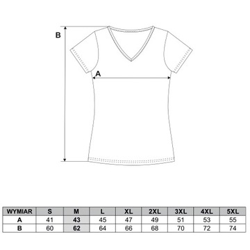 T-Shirt Koszulka Damska Bawełniana w Serek Na Krótki Rękaw Biała MORAJ XL