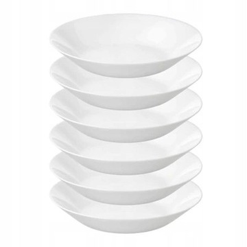Talerz obiadowy IKEA OFTAST 20cm komplet dla 6 osób