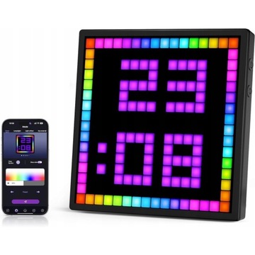 LEDOWY EKRAN PIKSELOWY 16*16 DIY GRAFFITI LED PIKSELOWY KONTROLA APLIKACJI